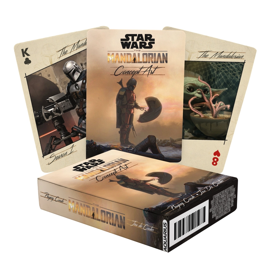STAR WARS MANDALORIAN CONCEPT ART PLAYING CARDS