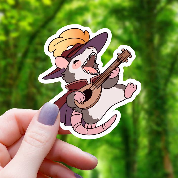 OPPOSUM BARD TTRPG STICKER