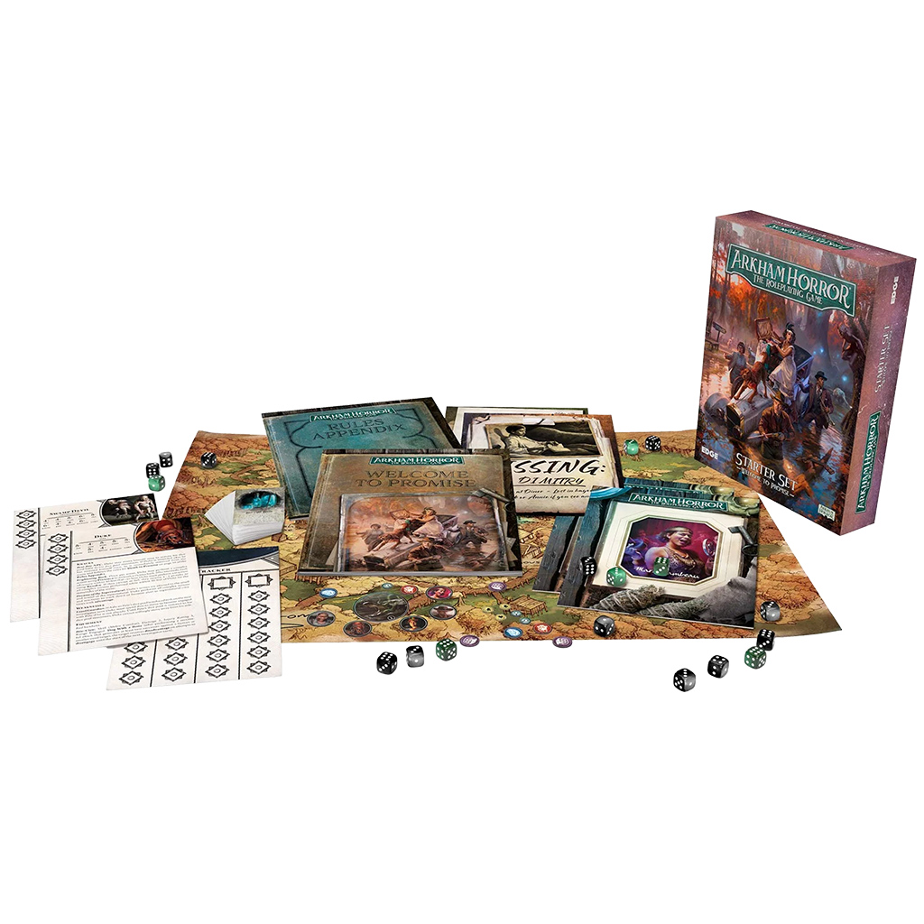 ARKHAM HORROR RPG: WELCOME TO PROMISE STARTER SET