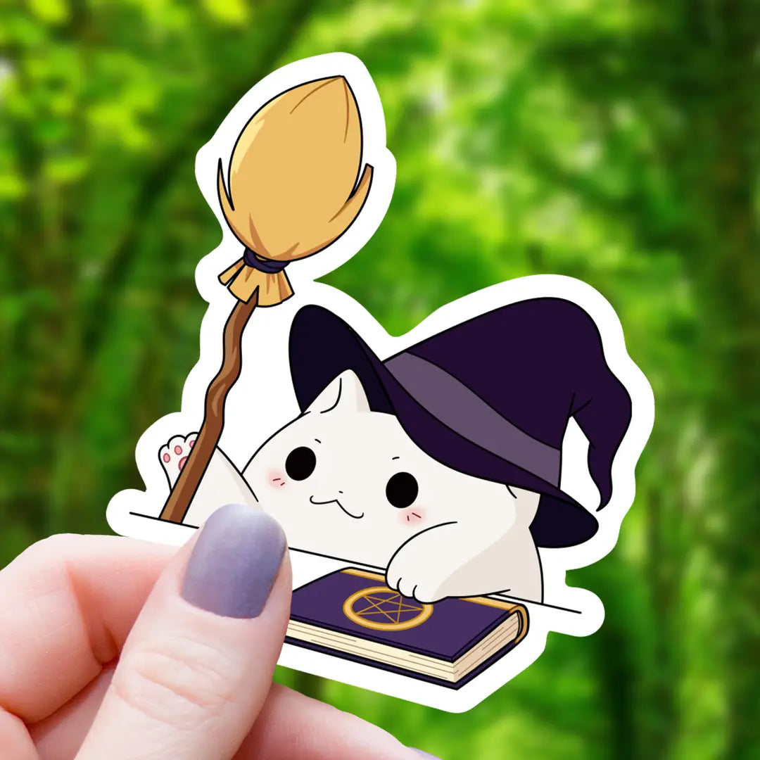 WITCHY CAT STICKER
