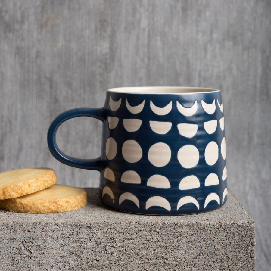 INK IMPRINT MOON PHASES MUG BY DANICA STUDIO