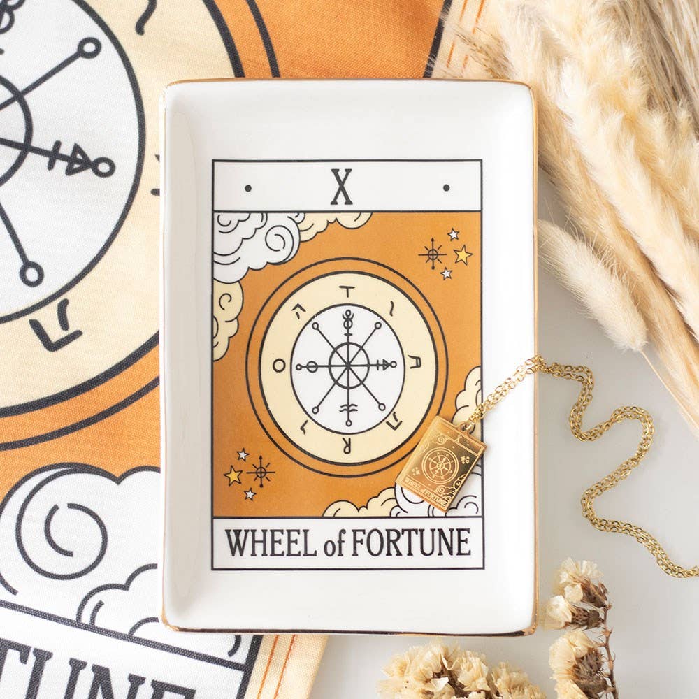 WHEEL OF FORTUNE TAROT TRINKET DISH