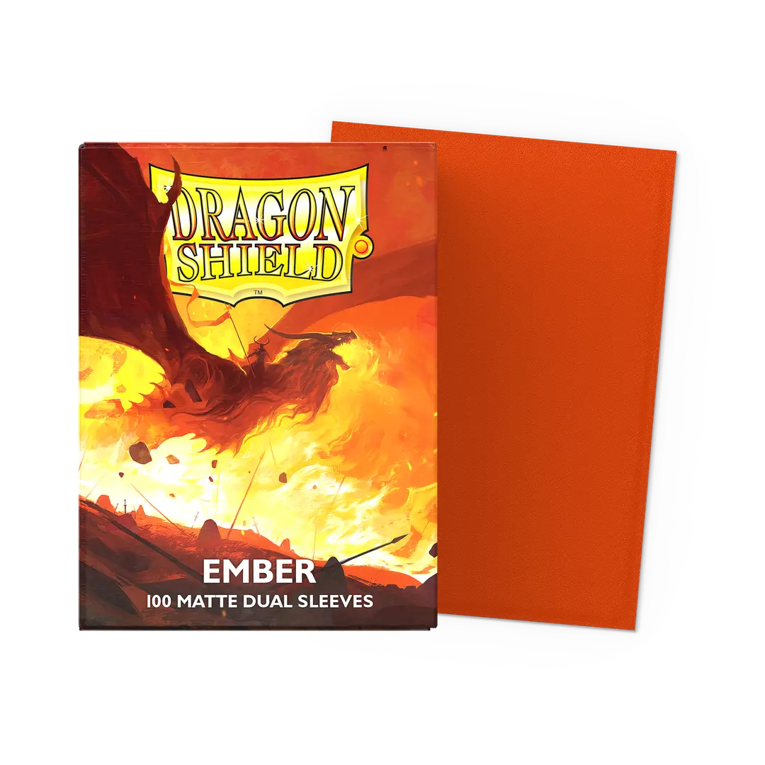 DRAGON SHIELD: MATTE DUAL SLEEVES EMBER