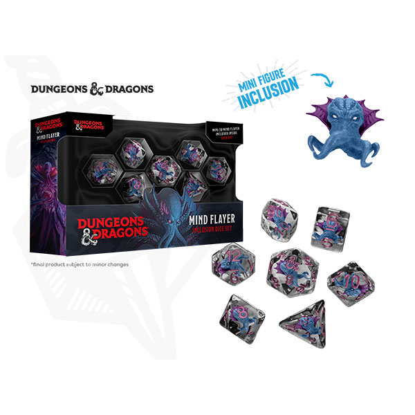 D&D INCLUSION 7 PC DICE SET: MIND FLAYER