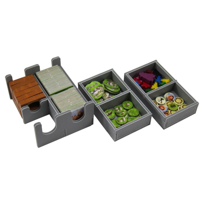 CARCASSONNE & EXPANSIONS FOLDED SPACE BOX ORGANIZER INSERT