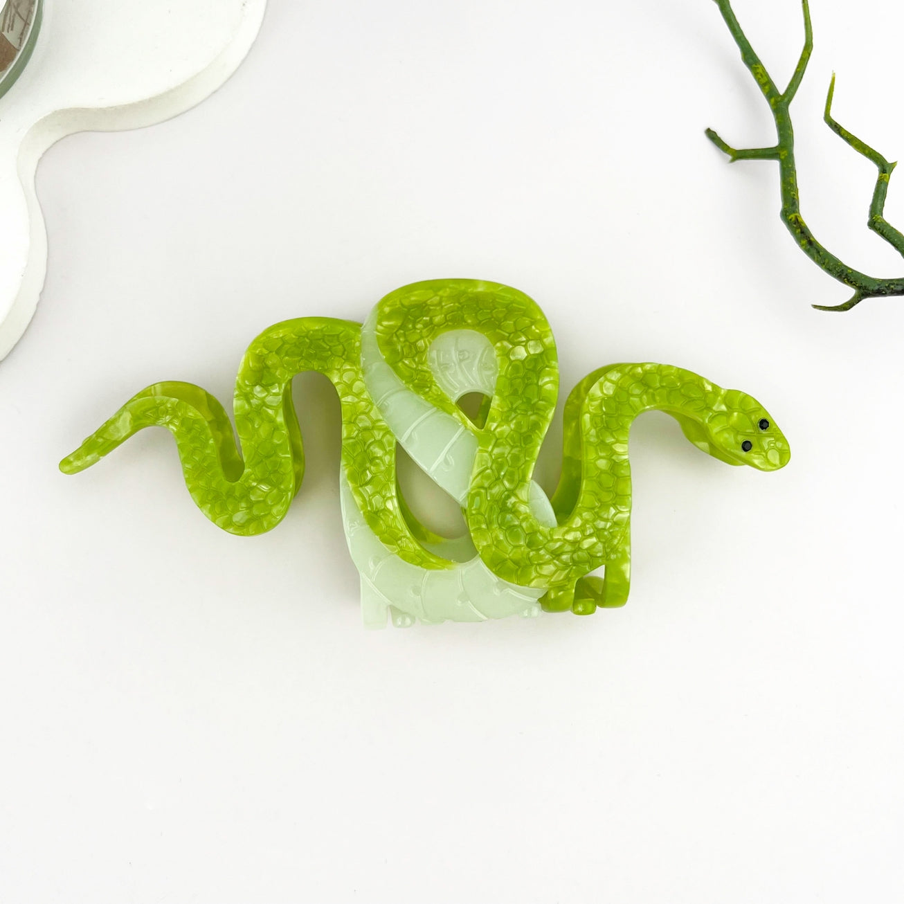 GARDEN SNAKE HAIR CLAW CLIP