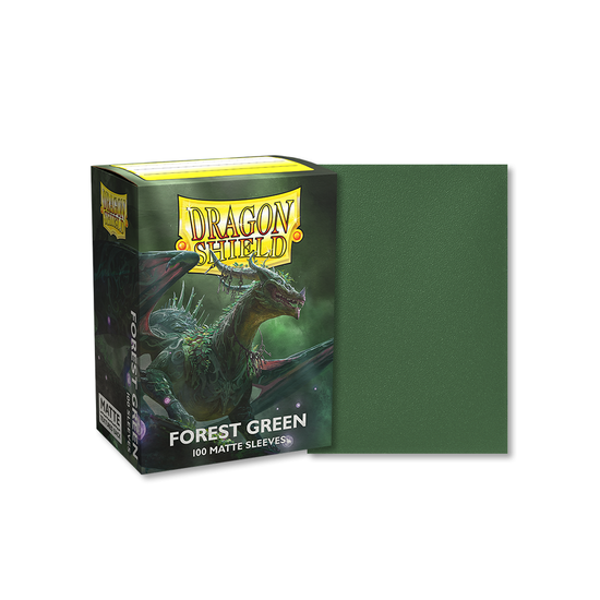 DRAGON SHIELD: MATTE FOREST GREEN SLEEVES