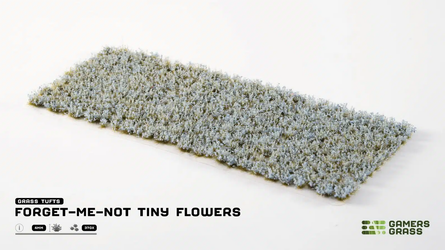 GAMER'S GRASS FORGET ME NOT TINY FLOWERS