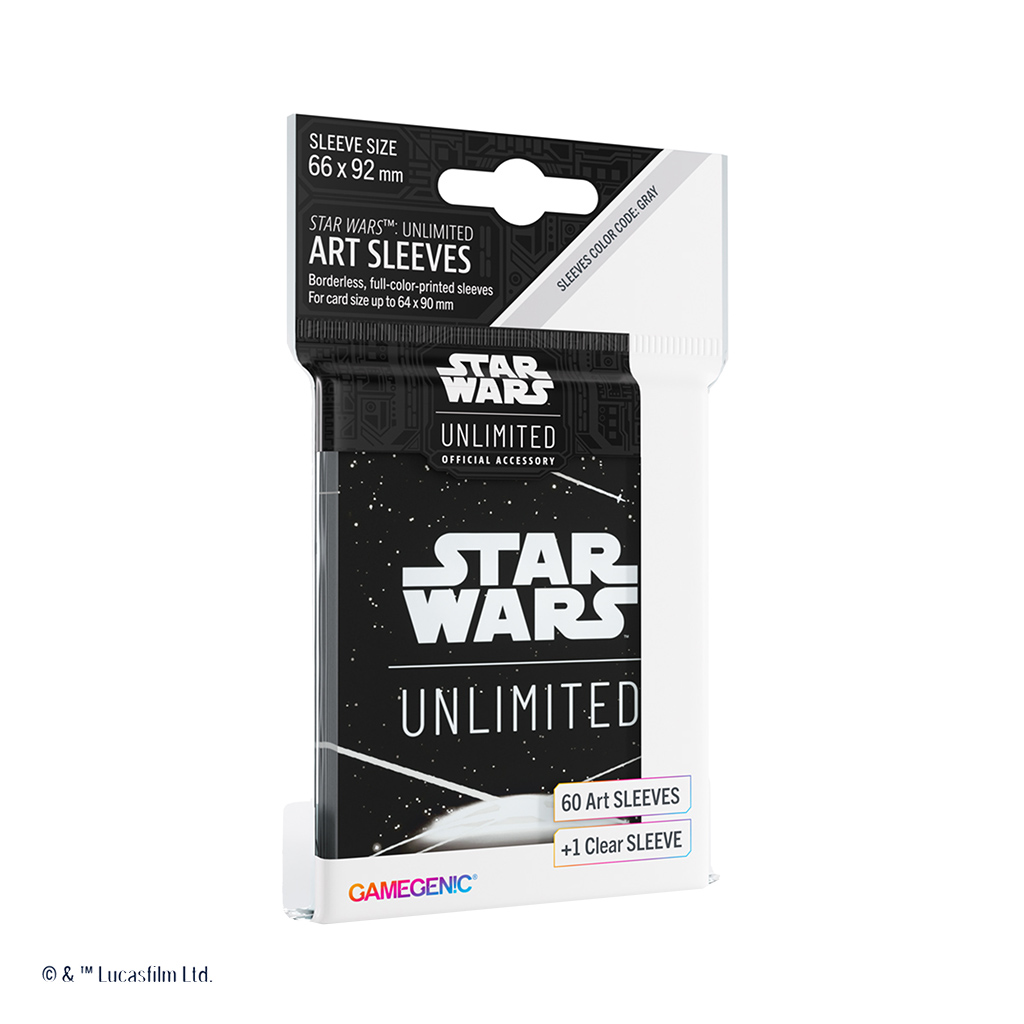STAR WARS UNLIMITED ART SLEEVES WHITE