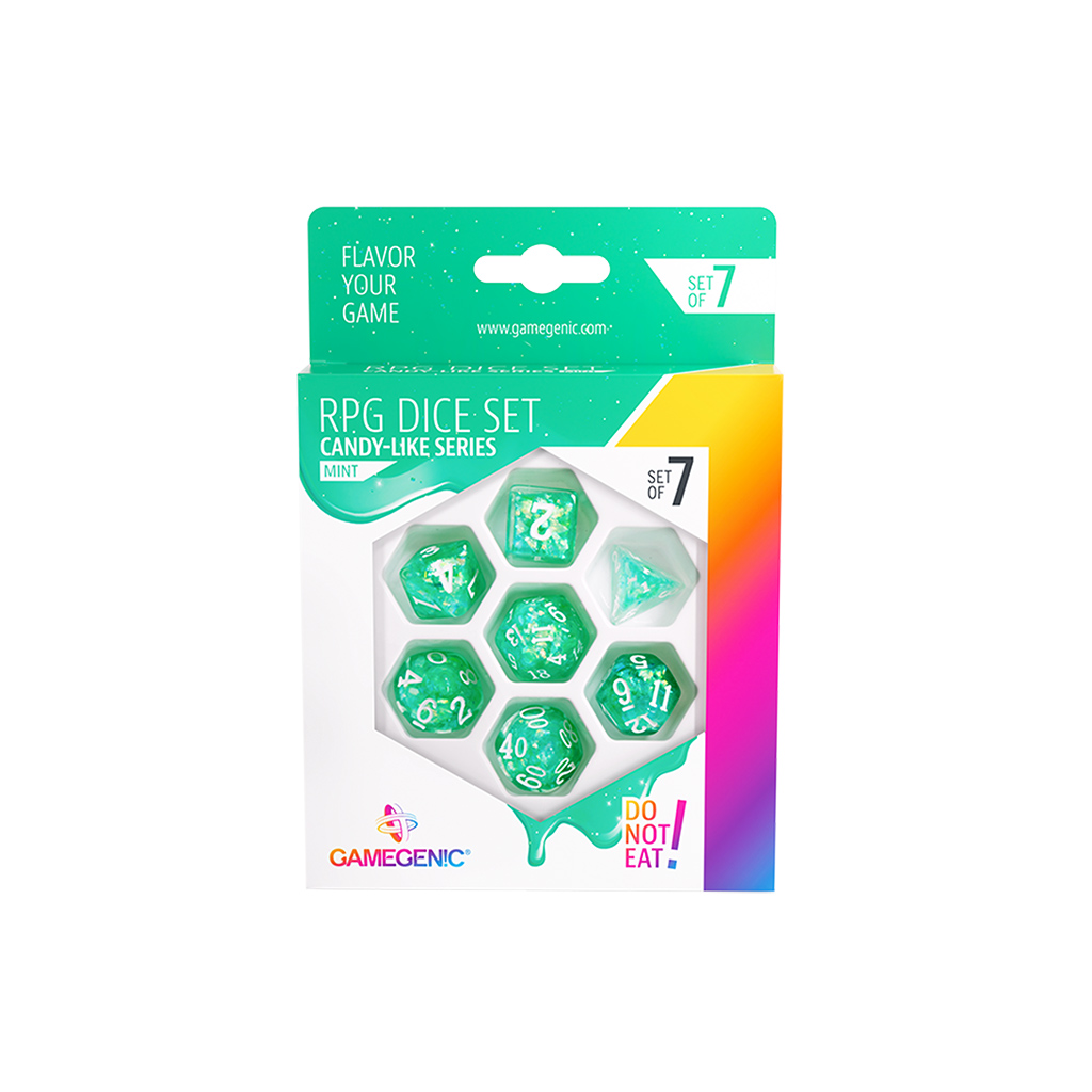 CANDY-LIKE SERIES - MINT RPG DICE SET