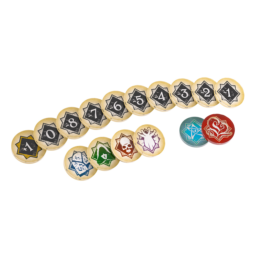 ARKHAM HORROR LCG: CHAOS TOKENS & BAG