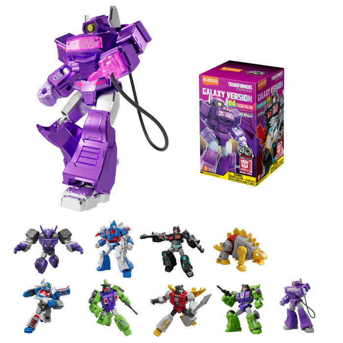TRANSFORMERS BLOKEES GALAXY VERSION 04 FRACTURED SPACE-TIME BLIND BOX