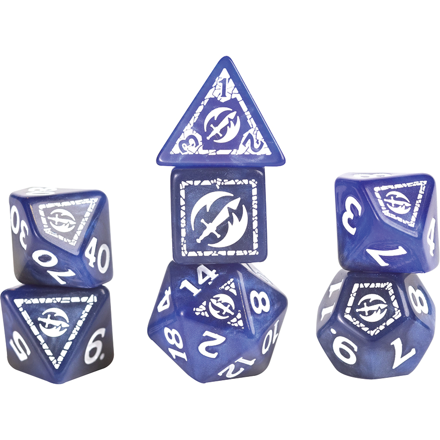 D&D ADVENTURE DICE: FIGHTER BLUE