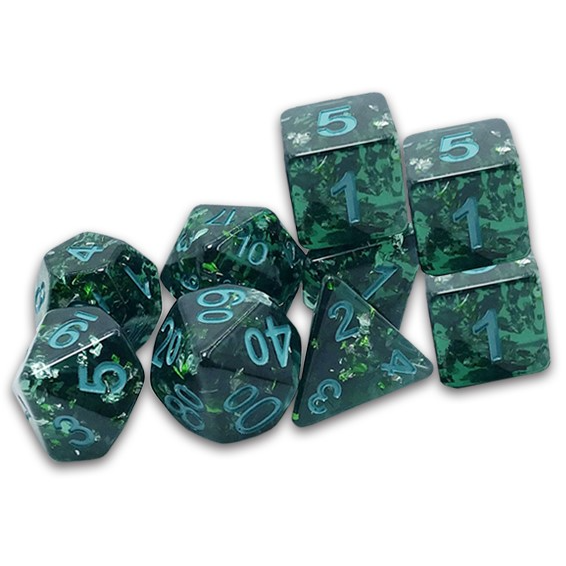 DCC DICE: VERDIGRIS GRECIAN VASE 9 PC SET