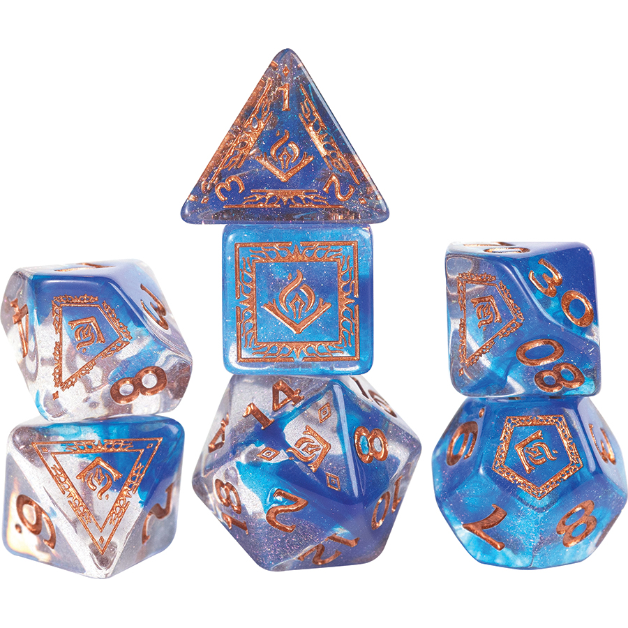 D&D ADVENTURE DICE: WIZARD BLUE