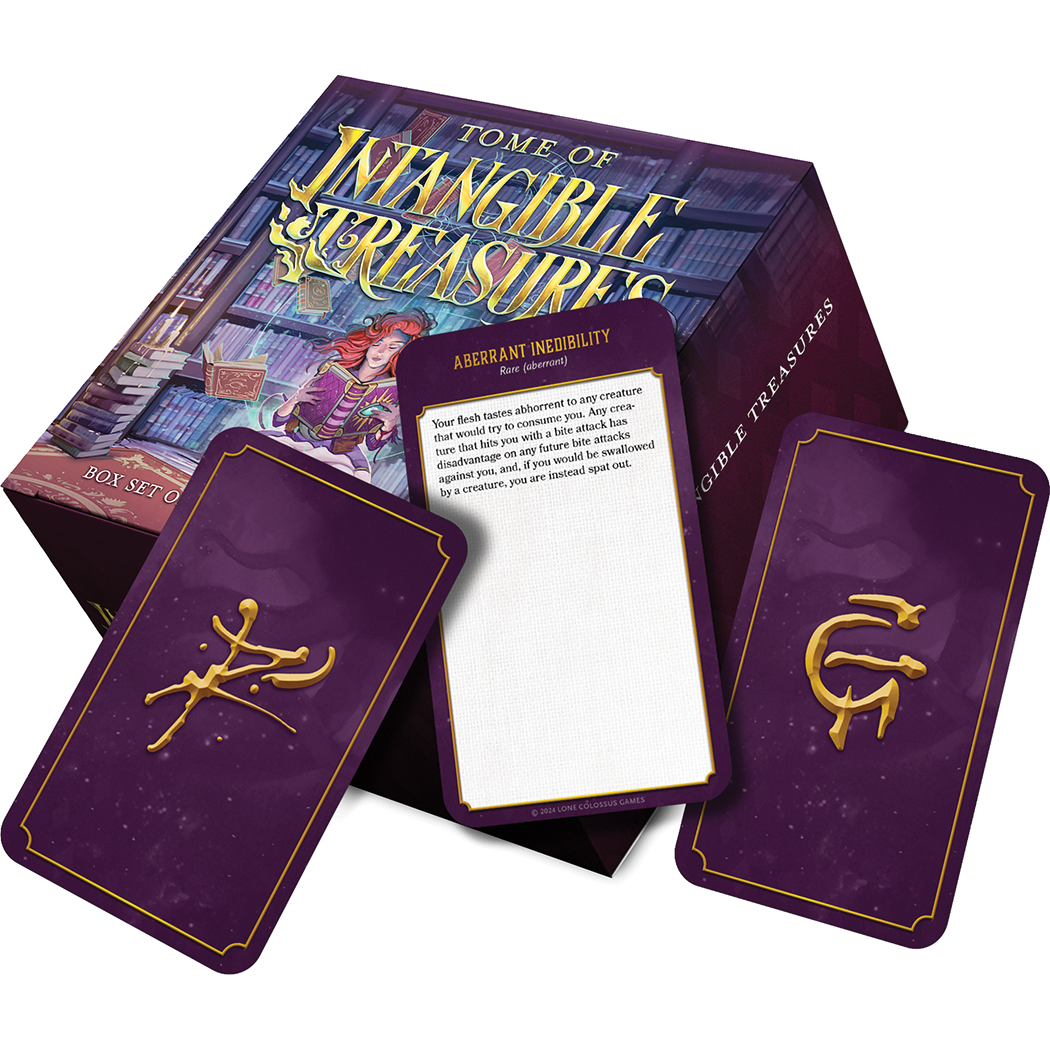 INTANGIBLE TREASURES TAROT-SIZE REFERENCE CARDS