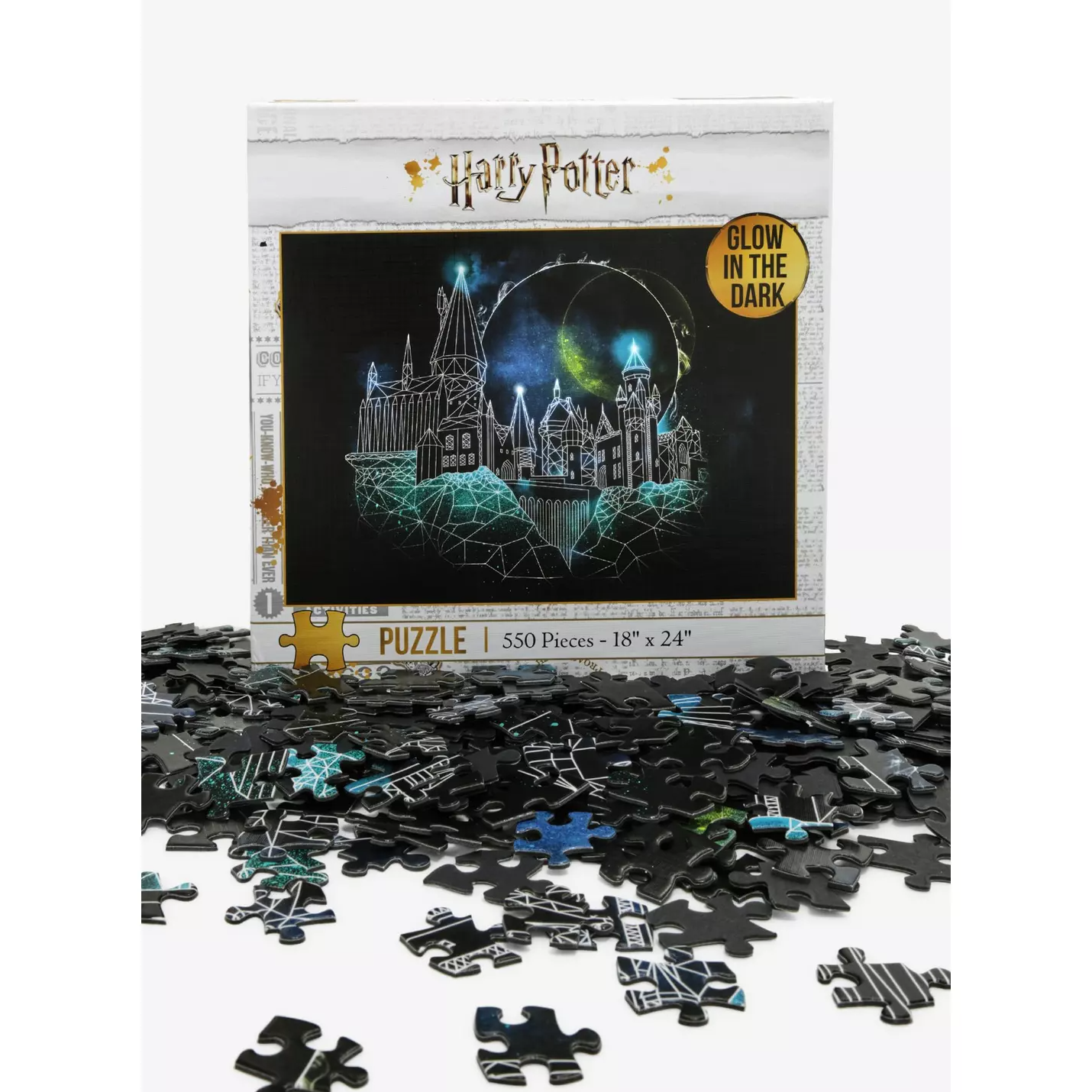 GLOW IN THE DARK HOGWARTS 1000PC
