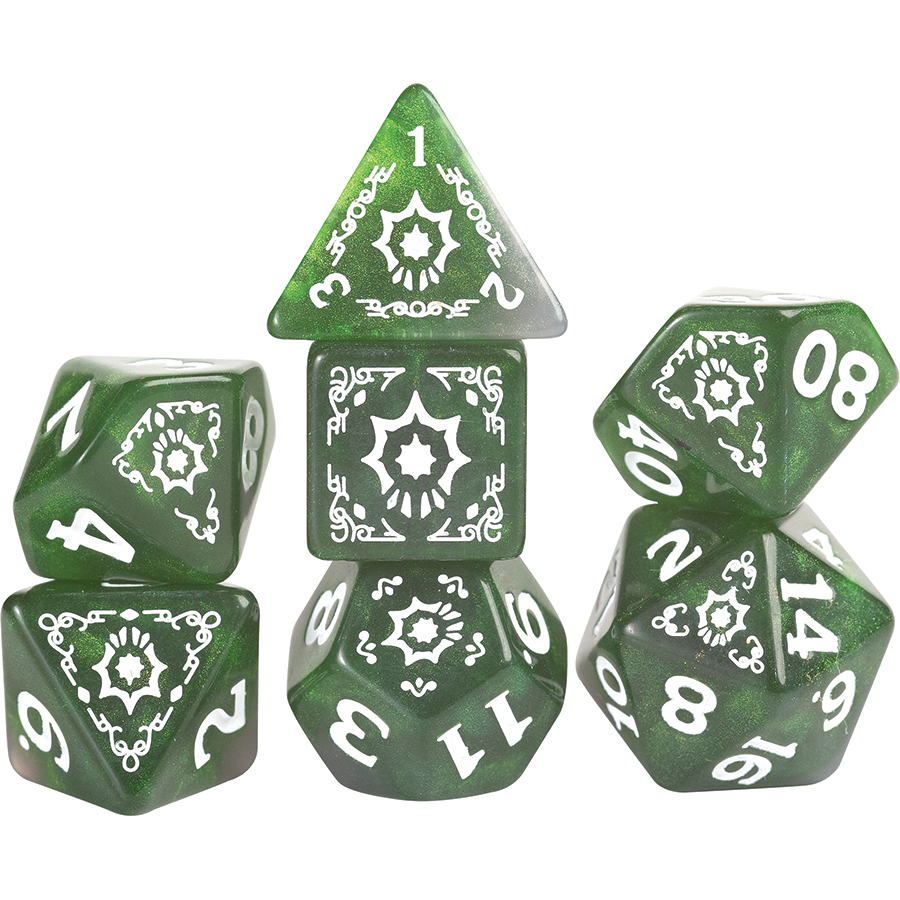 D&D ADVENTURE DICE: CLERIC GREEN