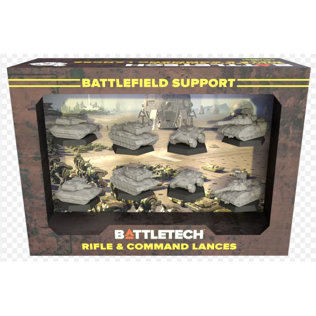 BATTLETECH SUPPORT RIFLE & COMMAND LANCES