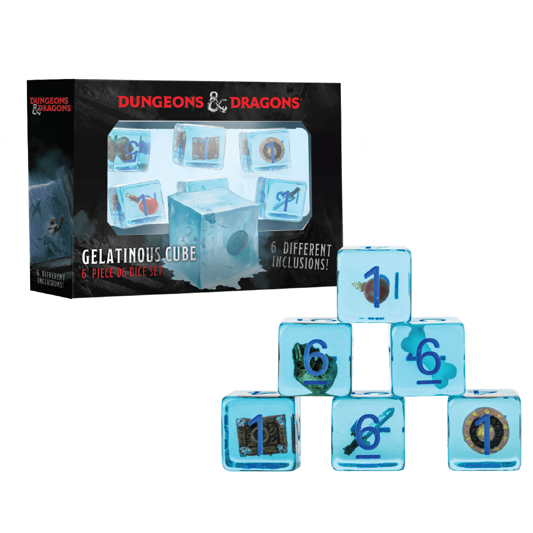 D&D GELATINOUS CUBE D6 SET