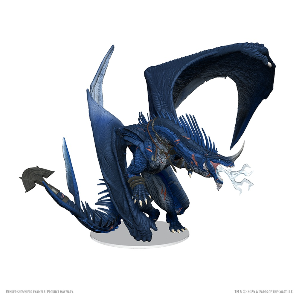 D&D ICONS OF THE REALMS ANTHRADUSK, ANCIENT BLUE DRAGON