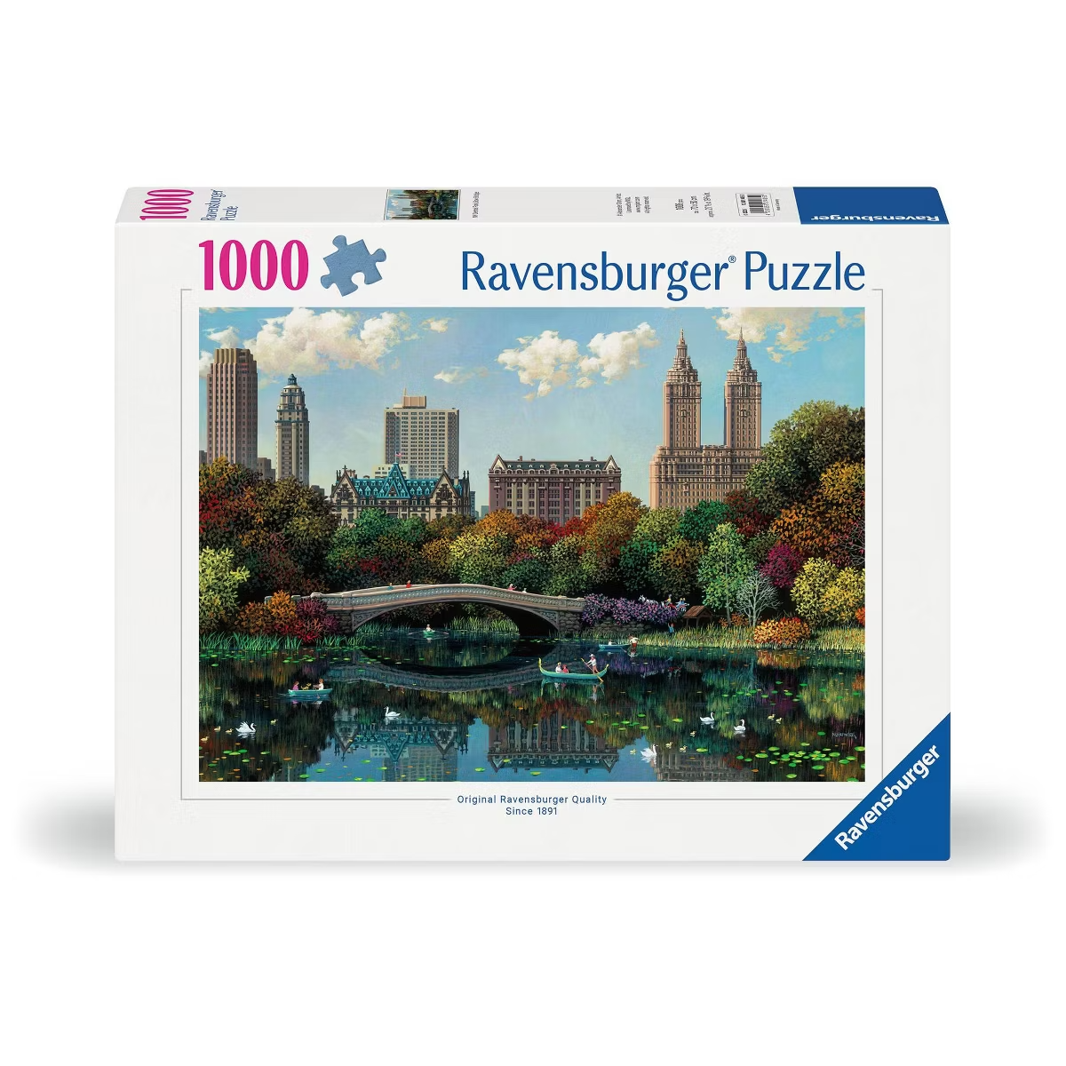 NY CENTRAL PARK BOW BRIDGE 1000 PC
