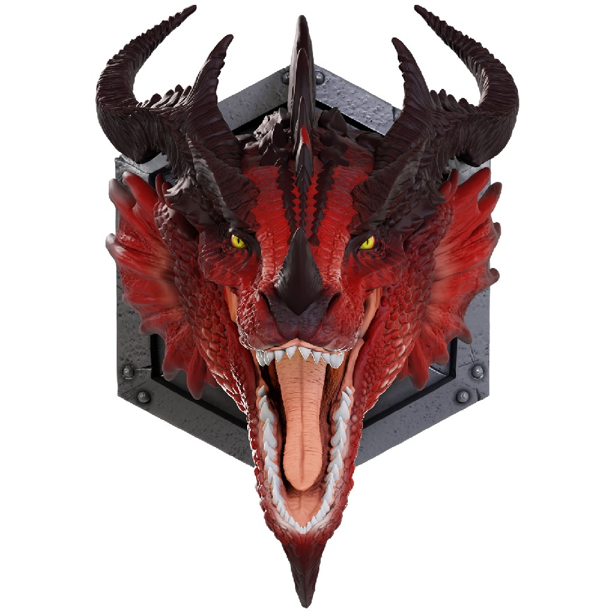 DUNGEONS & DRAGONS RED DRAGON 12" TROPHY PLAQUE
