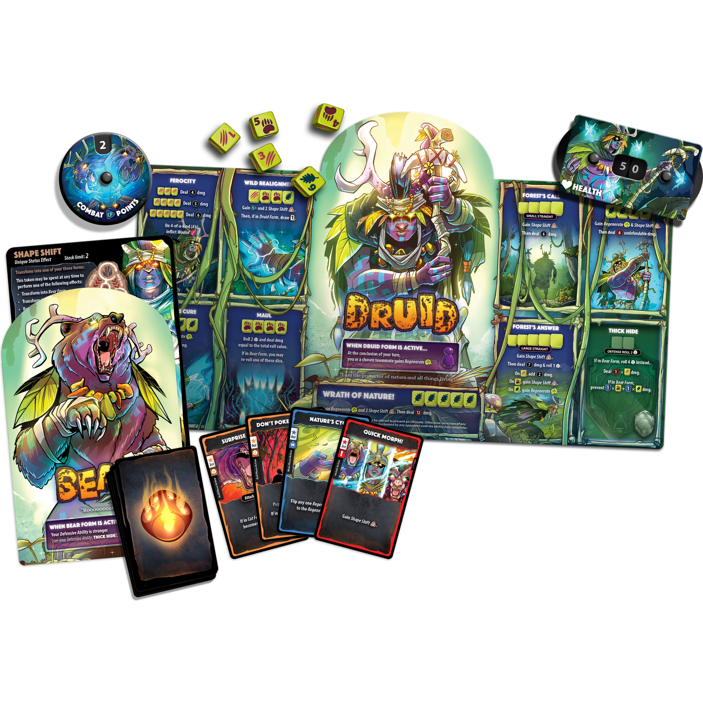 DICE THRONE HERO PACK: DRUID