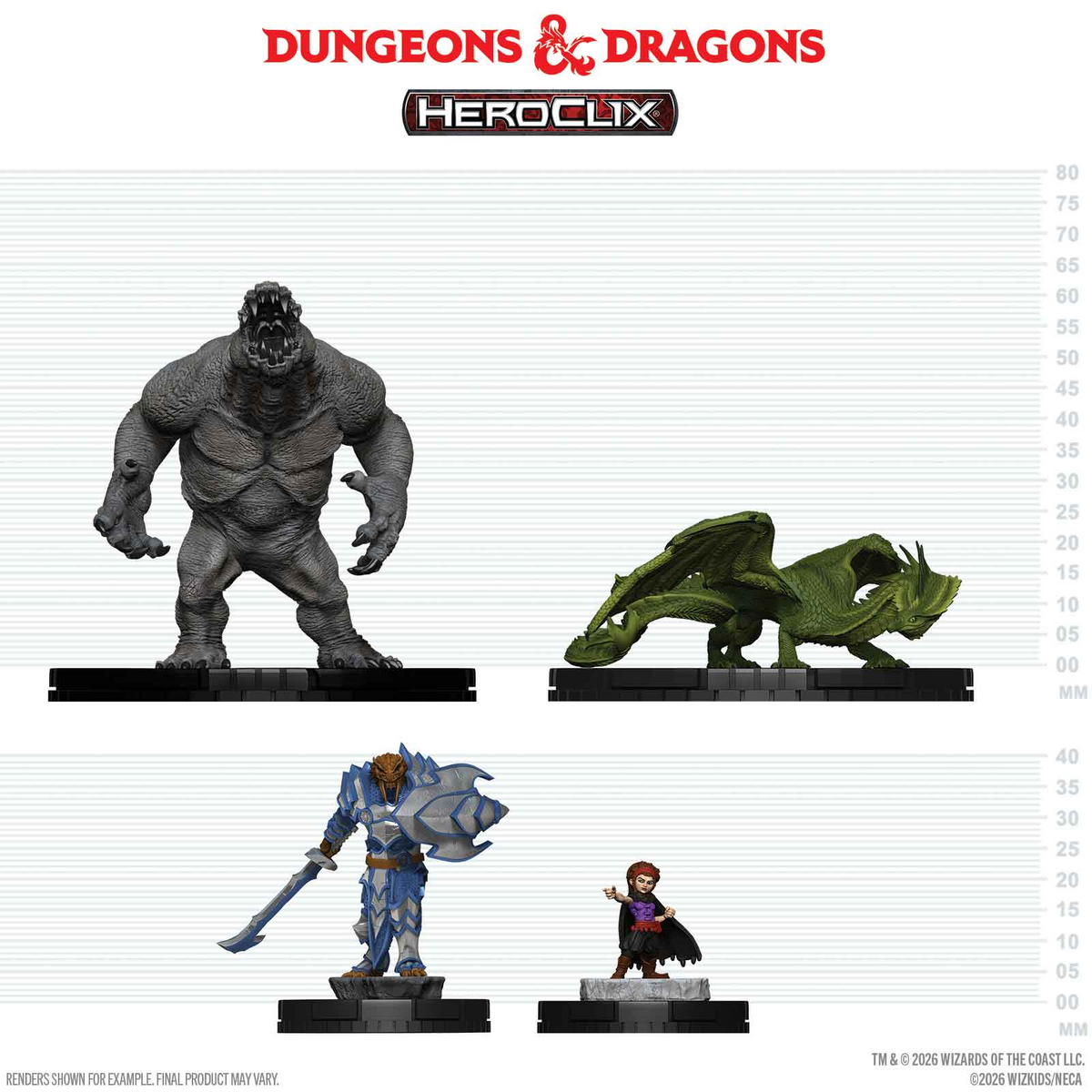 HEROCLIX DUNGEONS & DRAGONS SERIES 1 CHASE BOOSTER