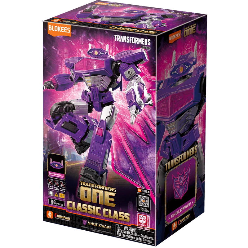 TRANSFORMERS BLOKEES CLASSIC CLASS ONE: SHOCKWAVE