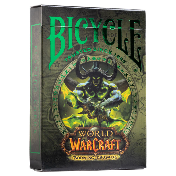 BICYCLE WORLD OF WARCRAFT BURNING CRUSADE PLAYING CARDS