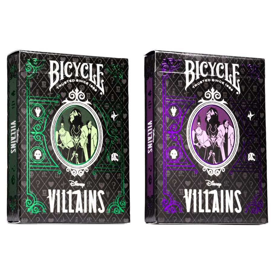 BICYCLE PLAYING CARDS DISNEY VILLAINS