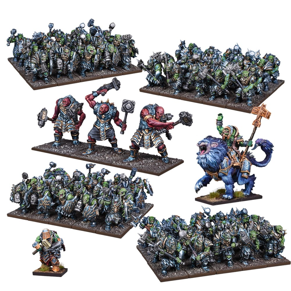 KINGS OF WAR RIFTFORGED ORCS MEGA ARMY