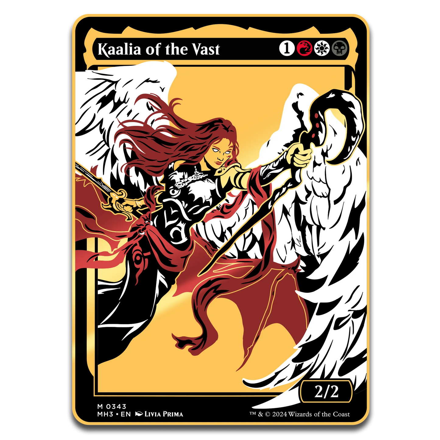 PINFINITY MAGIC: THE GATHERING KAALIA OF THE VAST COMMANDER TOKEN
