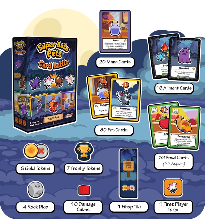 SUPER AUTO PETS CARD BATTLE: MAGIC PACK