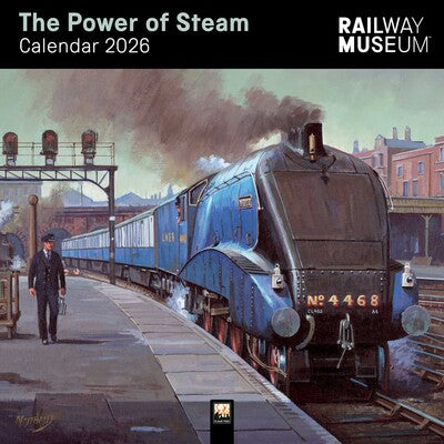 NATIONAL RAILWAY MUSEUM: THE POWER OF STEAM 2026 WALL CALENDAR