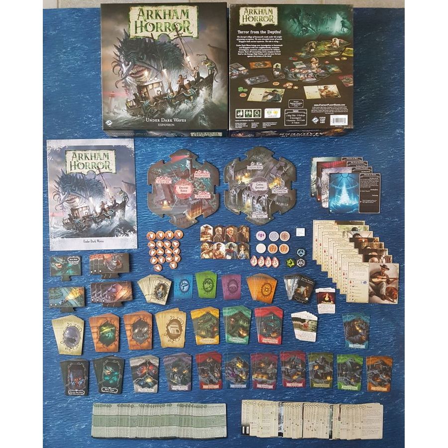 ARKHAM HORROR 3E UNDER DARK WAVES EXPANSION