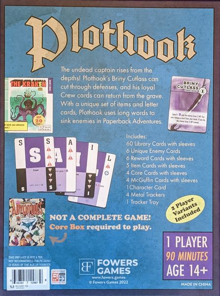 PAPERBACK ADVENTURES: PLOTHOOK