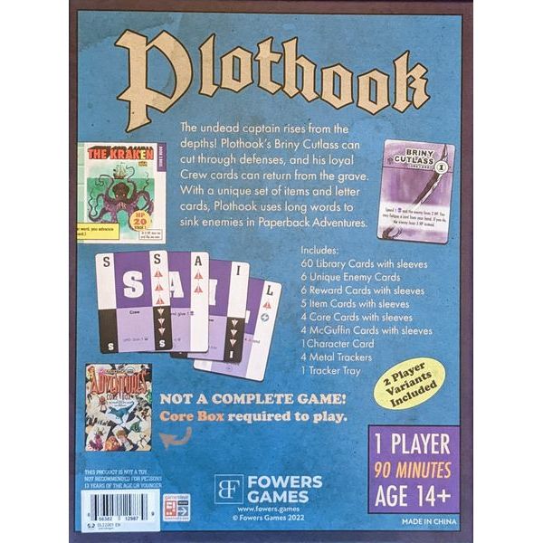 PAPERBACK ADVENTURES: PLOTHOOK