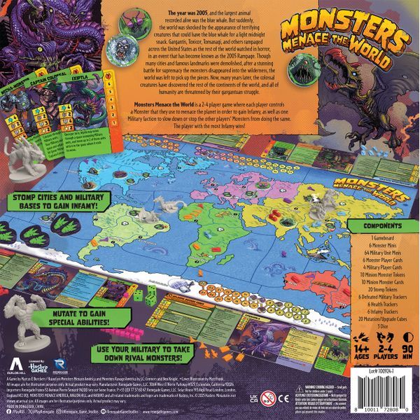 MONSTERS MENACE THE WORLD