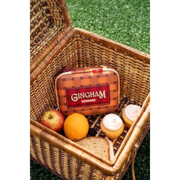 GINGHAM TRAVEL CASE