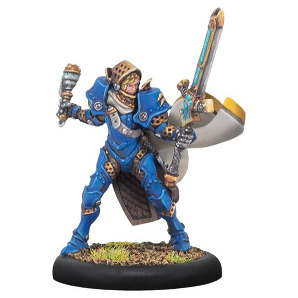 WARMACHINE CYGNAR: LT. GWEN KELLER STORM KNIGHT