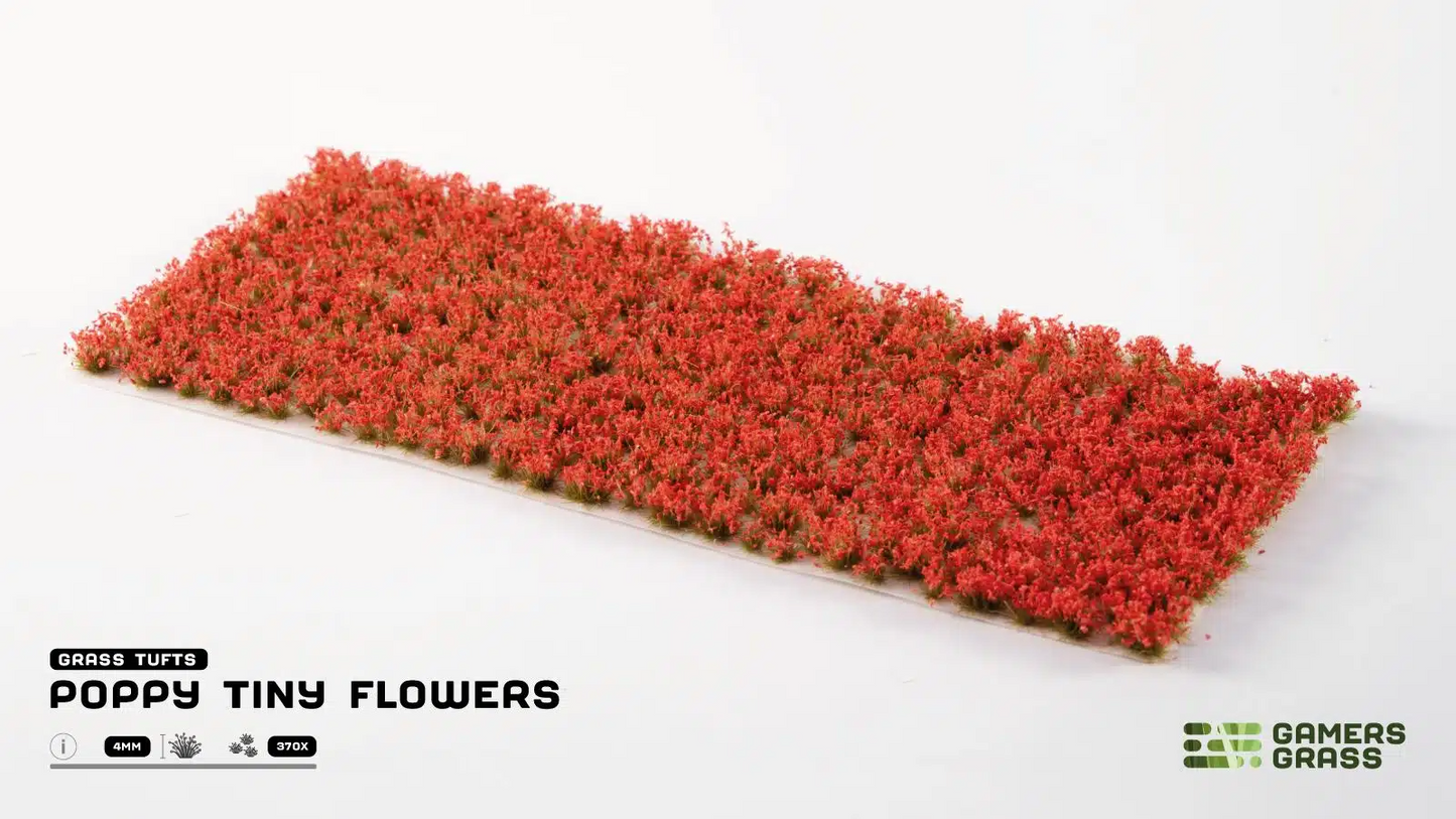 GAMER'S GRASS POPPY TINY FLOWERS