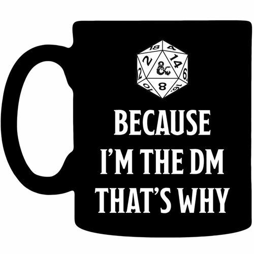 D&D I'M THE DM JUMBO MUG
