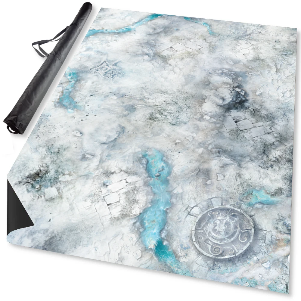 TERRAIN CRATE BATTLE MAT 44x60" SNOWFIELD