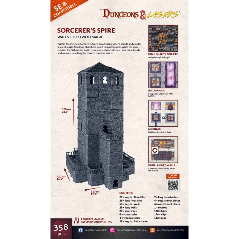 DUNGEONS & LASERS SORCERER'S SPIRE