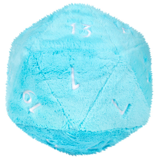 SQUISHABLE BLUE D20 DICE
