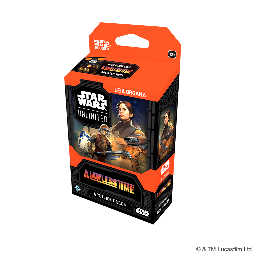 STAR WARS UNLIMITED: A LAWLESS TIME SPOTLIGHT DECK LEIA ORGANA