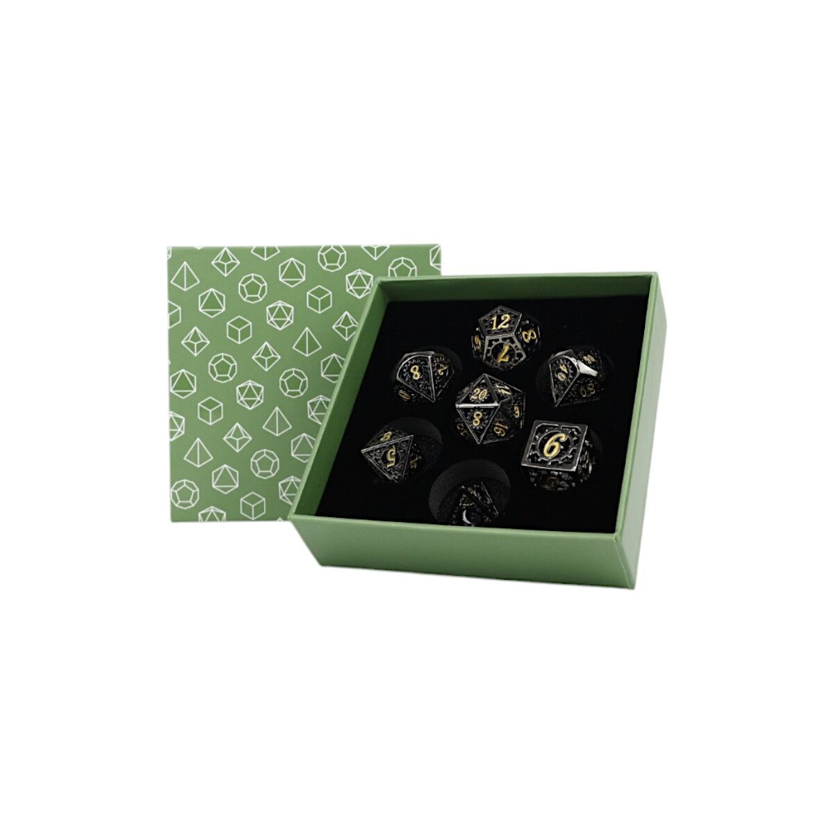 HOLLOW METAL DICE: CLOCKWORK SUN