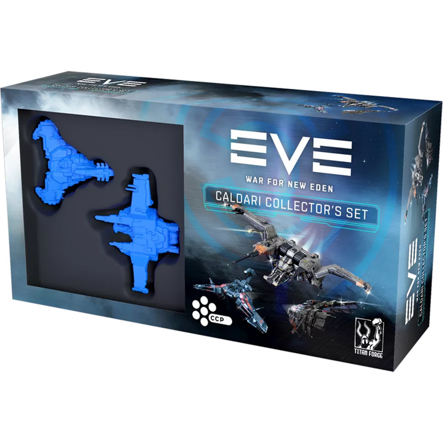 EVE WAR FOR NEW EDEN COLLECTOR'S BOX CALDARI